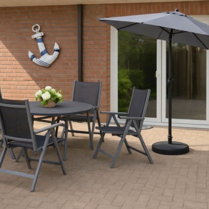 Eingezäunte Terrasse